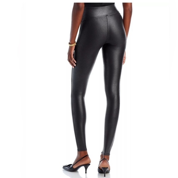 Spanx Faux Leather Leggings Size XL Black - Picture 2 of 10